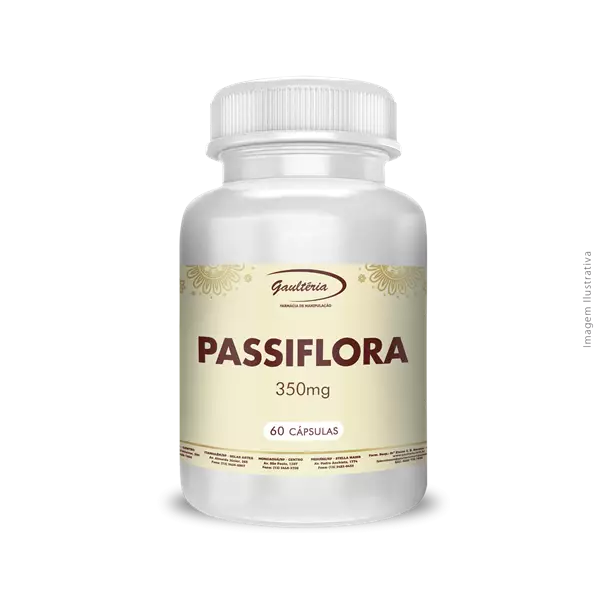 Cápsula de Passiflora  350mg  60 cápsulas