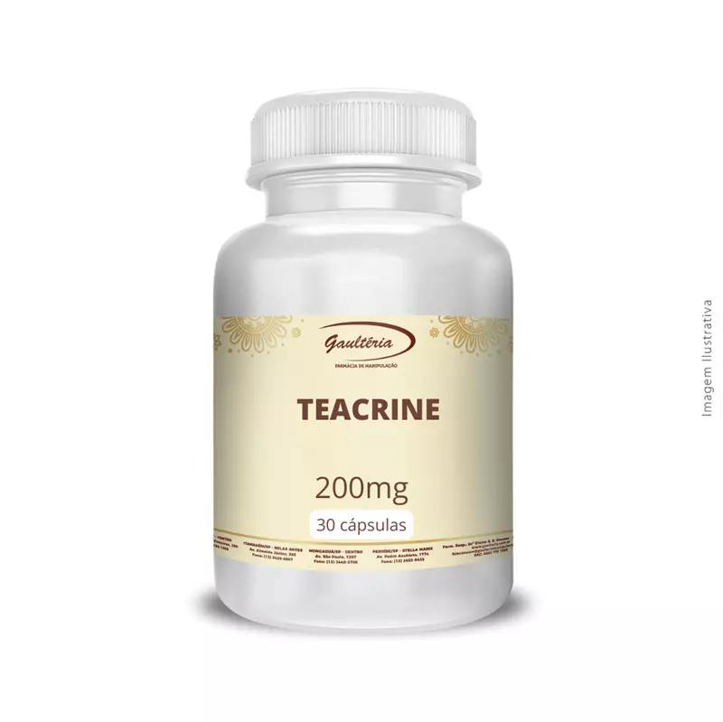 Teacrine 200mg 30 Cápsulas