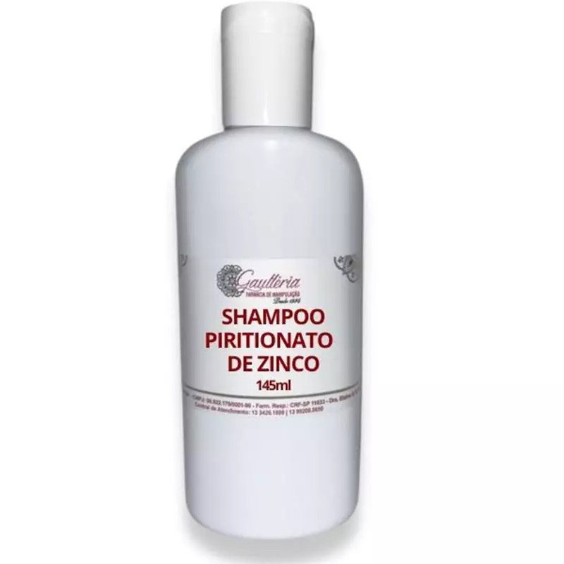 SHAMPOO COM PIRITIONATO DE ZINCO ALECRIM E PROPOLIS 145ML