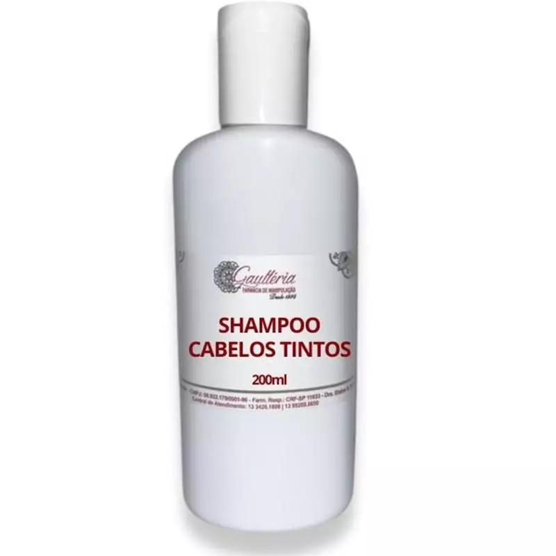 SHAMPOO NATURAL - CABELOS TINTOS  200ML