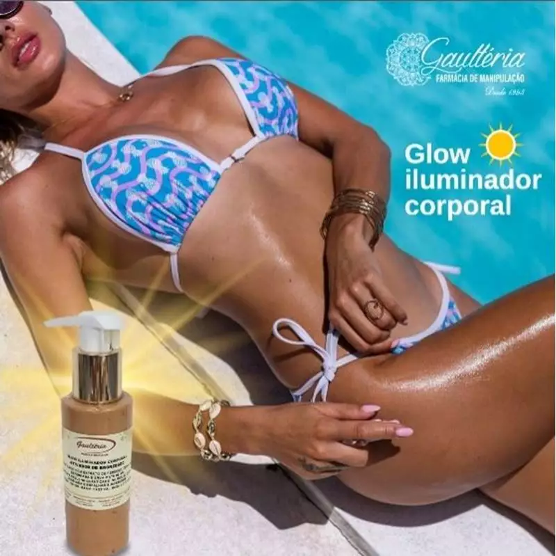 GLOW ILUMINADOR CORPORAL  ATIVADOR DE BRONZEADO - 120ML