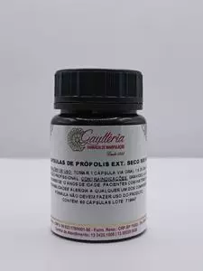 Cápsulas de Própolis Extrato Seco 500mg 60 cápsulas 