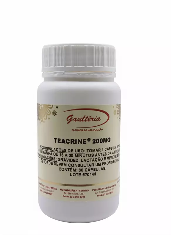 Teacrine 200mg 30 Cápsulas