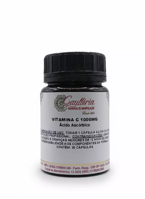 Cápsulas de Vitamina C 1000mg 30 cápsulas 