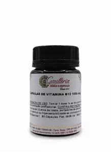 Cápsulas Vitamina B12 1000mcg - 30 cápsulas