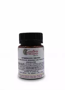 Vitamina B12 1000 mcg � Cápsulas Sublinguais Veganas Tecnologia FAST DISSOLVING - 30 Cápsulas 