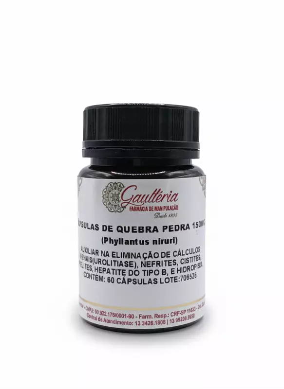 Cápsulas de Quebra Pedra - 150mg