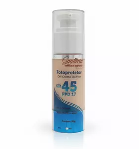 FOTOPROTETOR FPS45 PPD17 GEL CREME OIL FREE - Partícula Clara  30G