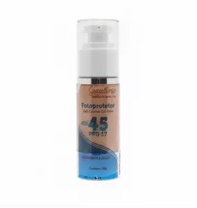FOTOPROTETOR FPS45 PPD17 GEL CREME OIL FREE - Partícula Bronzeada  30G