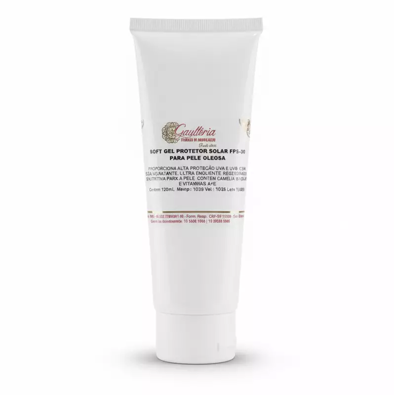 SOFT GEL PROTETOR SOLAR FPS-30 PARA PELE OLEOSA