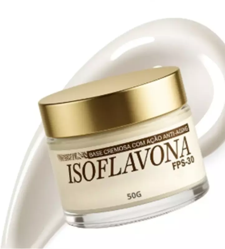 CREME ISOFLAVONA - BASE CREMOSA COM AÇÃO ANTI-AGING