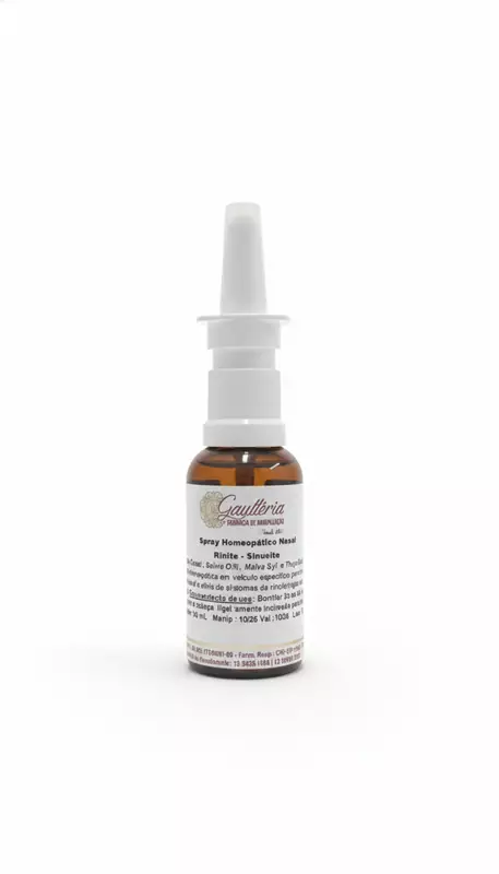 Spray Homeopático Nasal - Rinite - Sinusite  30ml