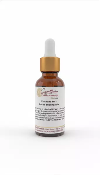 VITAMINA B12 - GOTAS SUBLINGUAIS 