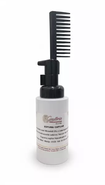 Espuma Capilar com Minoxidil e Latanoprosta - 60ml
