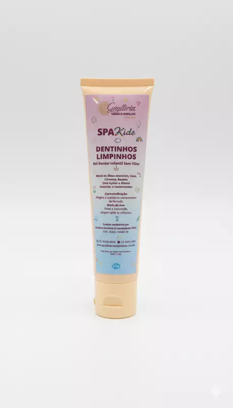 DENTINHOS LIMPINHOS - GEL DENTAL INFANTIL SEM FLÚOR