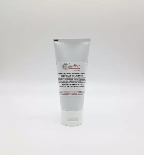 CREME DENTAL VEGETALIZADO CÚRCUMA E MELALEUCA