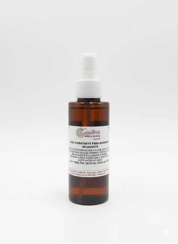 ÓLEO HIDRATANTE PARA MASSAGEM RELAXANTE