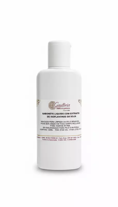 SABONETE LIQUIDO COM EXTRATO DE ISOFLAVONAS DA SOJA