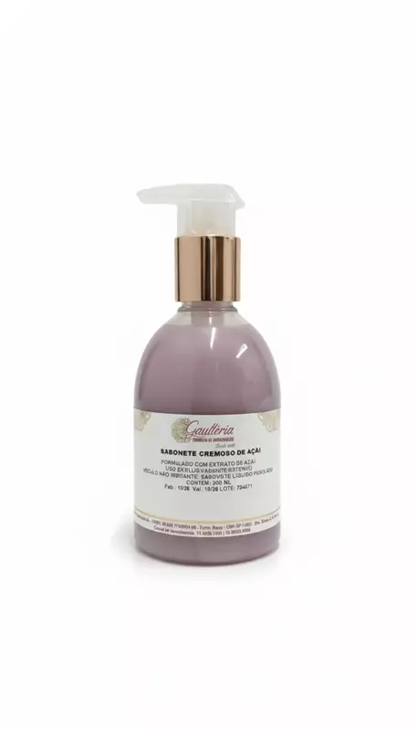 SABONETE CREMOSO DE AÇAÍ