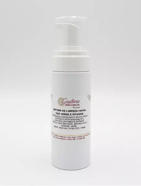 ESPUMA DE LIMPEZA FACIAL CHÁ VERDE E PITANGA 