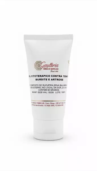 GEL FITOTERÁPICO CONTRA TENDINITE, BURSITE E ARTROSE