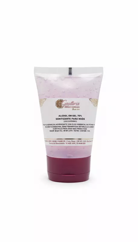 ÁLCOOL EM GEL 70% SANITIZANTE PARA MÃOS 110gr