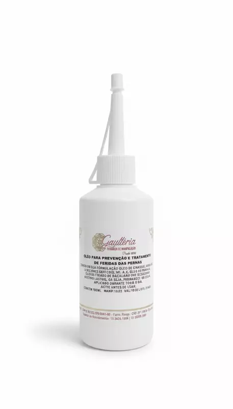 Óleo para Prevenção e Tratamento de Feridas