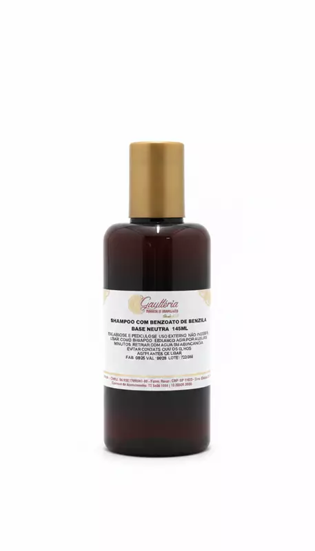 SHAMPOO COM BENZOATO DE BENZILA 