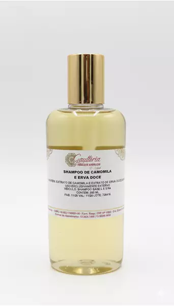 SHAMPOO DE CAMOMILA E ERVA DOCE 200ML