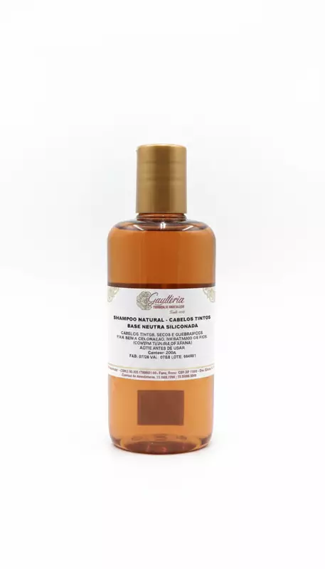 SHAMPOO NATURAL - CABELOS TINTOS  200ML