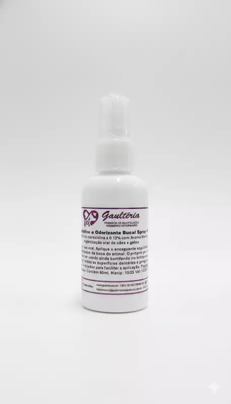 Spray Antisséptico e Odorizante Bucal Vet