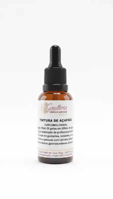 TINTURA DE AÇAFRÃO