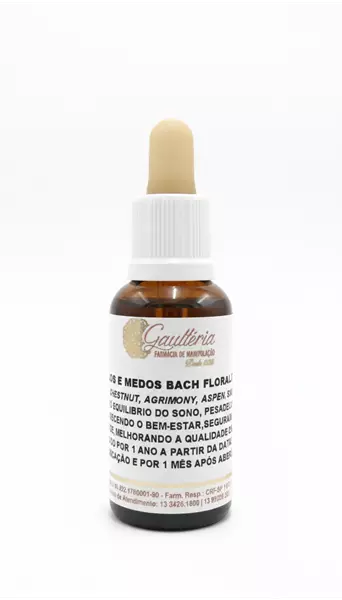 PESADELOS E MEDOS BACH FLORAL 