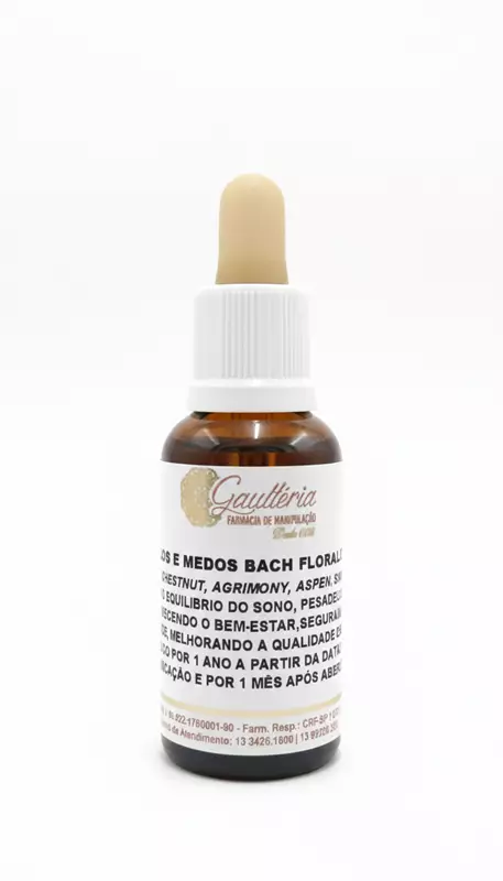 PESADELOS E MEDOS BACH FLORAL 