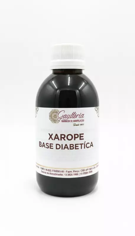 XAROPE COMPOSTO DE COPAÍBA E PRÓPOLIS - BASE DIABÉTICA