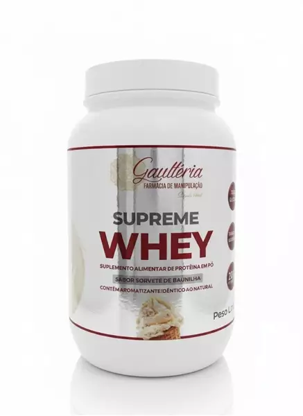 SUPREME WHEY Sabor Sorvete de Baunilha - 900g