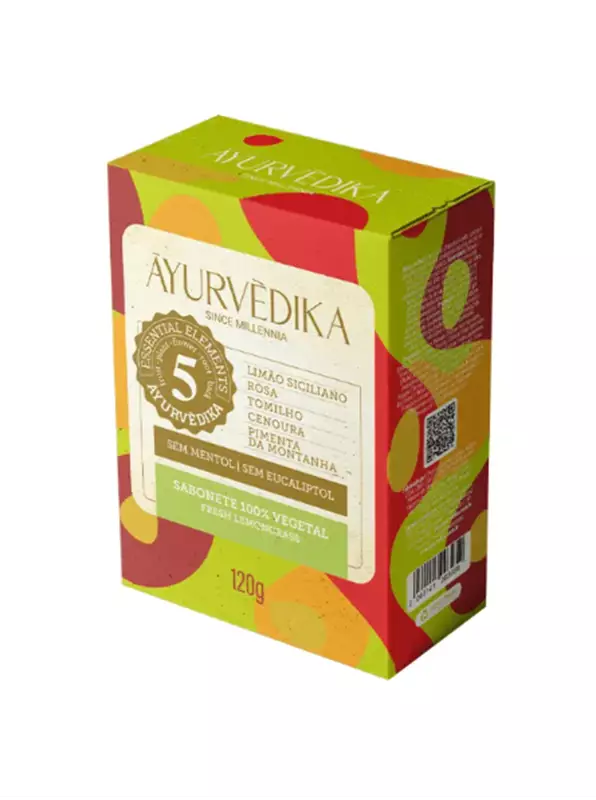 Sabonete Ayurvedico Fresh Lemongrass - 120g